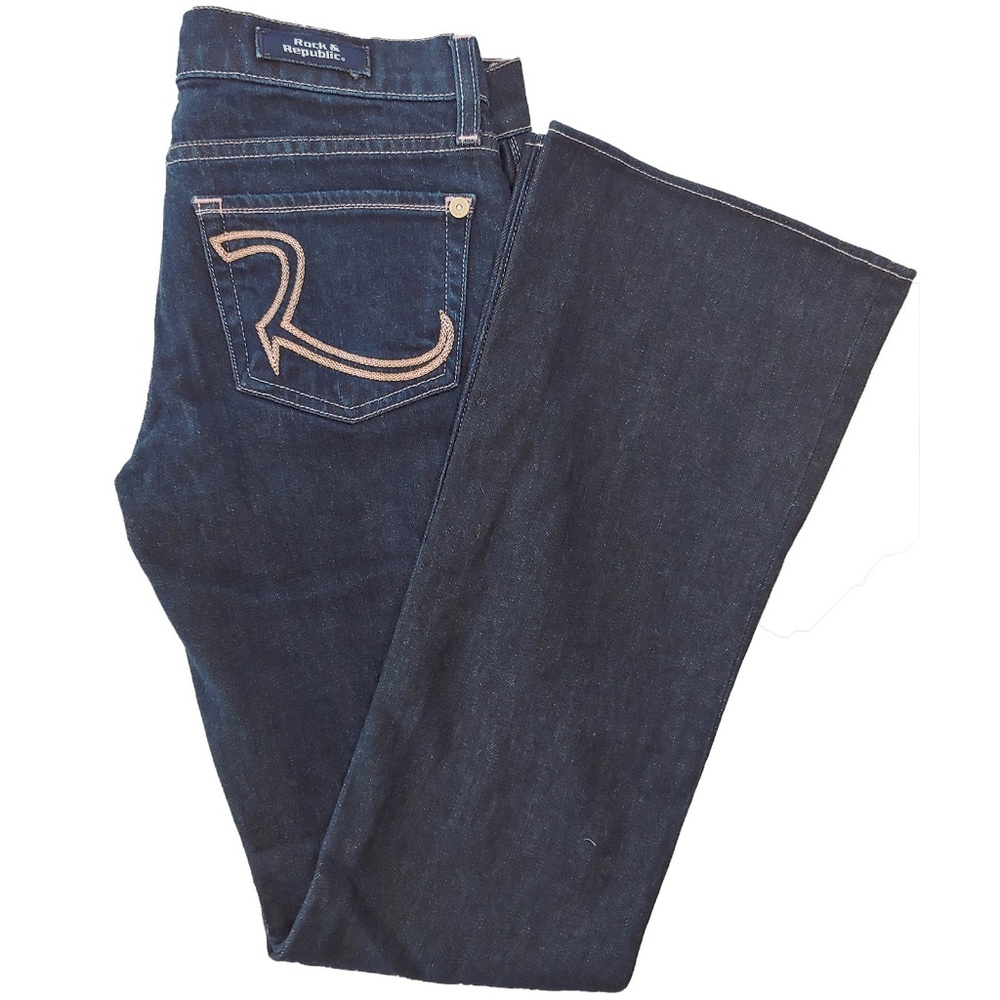NWOT Rock & Republic Kasandra Pink Thread Sz 26